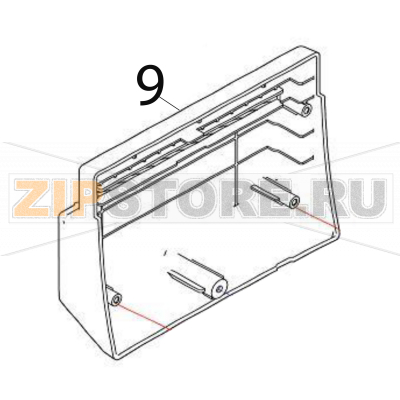 Cutter cover Sato CG412DT Cutter cover Sato CG412DTЗапчасть на деталировке под номером: 9Название запчасти на английском языке: Cutter cover Sato CG412DT.