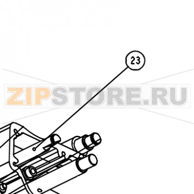 Вал защелки термоголовки Datamax A-4310 Mark II LH Вал защелки термоголовки Datamax A-4310 Mark II LHЗапчасть на сборочном чертеже под номером: 23Название запчасти Datamax на английском языке: SHAFT LATCH PRINTHEAD