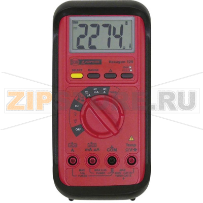 Мультиметр цифровой, CAT II 1000 В, CAT III 600 В, 4000 точек Beha Amprobe HEX120-D 