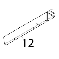 Angolare inferiore fissaggio carter aria Tecnoeka KF 1010 A UD