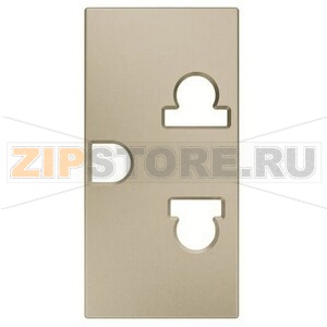 Розетка модульная EU/US стандарта, шампань ABB 1318.80 