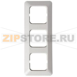 Рамка трехместная, белая ABB 213.16 