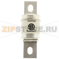 Предохранитель, 500 A, AC 690 В, DC 450 В, 200 кА, BS88, 83x113 мм, aR, BS Eaton 500A 690V AC TYP