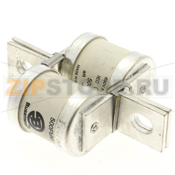 Предохранитель, 500 A, AC 690 В, DC 450 В, 200 кА, BS88, 83x113 мм, aR, BS Eaton 500A 690V AC TYP 