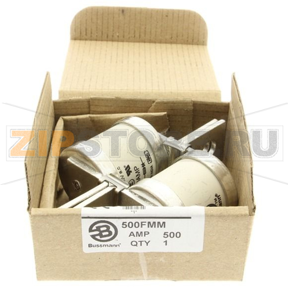 Предохранитель, 500 A, AC 690 В, DC 450 В, 200 кА, BS88, 83x113 мм, aR, BS Eaton 500A 690V AC TYP 