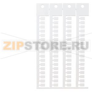 inscription label, front, vertical, terminal width: 5 mm, H: 7 mm, white Siemens 8WA8348-2AY 