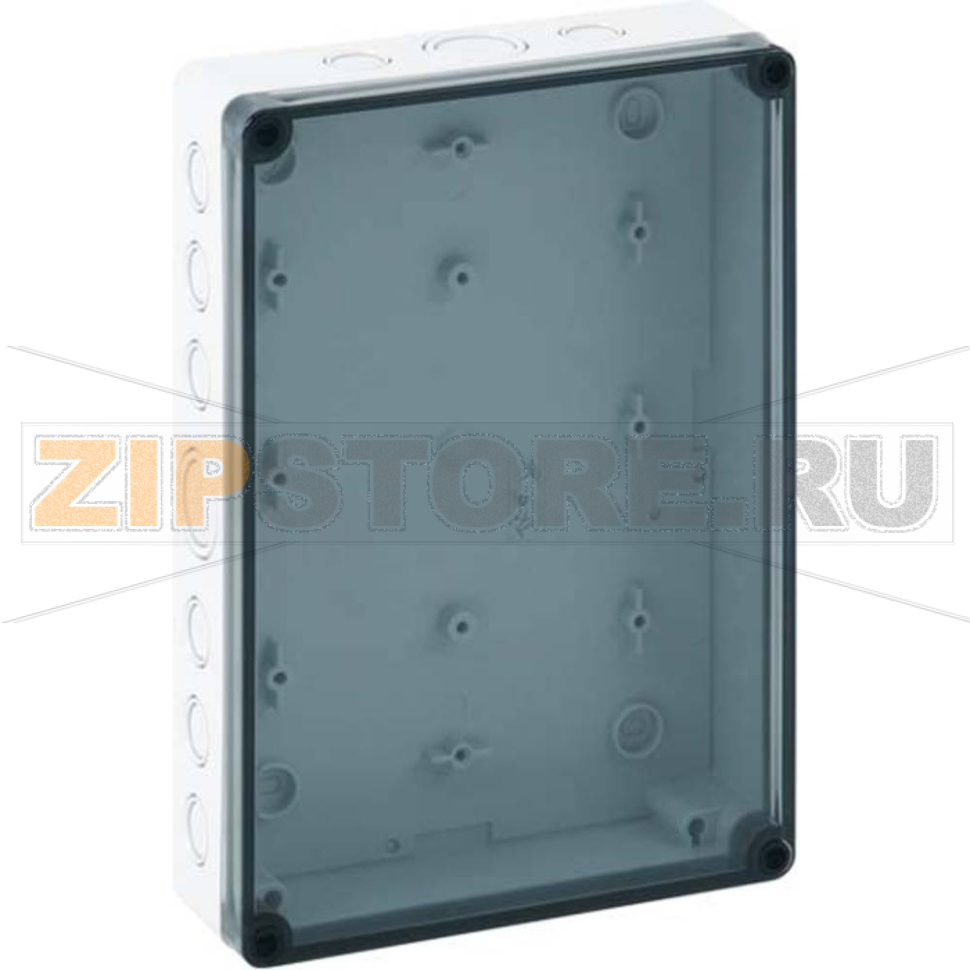 Корпус 254x180x63 мм, материал: поликарбонат, полистирол, серый Spelsberg TK PS 2518-6F-tm 