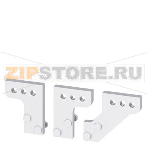 front, broadened main conn. pieces f. mounting on front-access main cir. conn. 3 units f. guide frames accessory for circuit breaker 3WL10 / 3VA27 Siemens 3VW9011-0AN73 