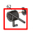 Print frame support spring Godex EZ-1105