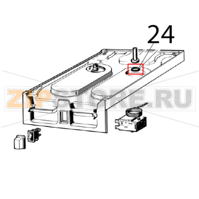 Central pivot OR Ugolini Arctic Compact 8/1 Central pivot OR Ugolini Arctic Compact 8/1Запчасть на деталировке под номером: 24