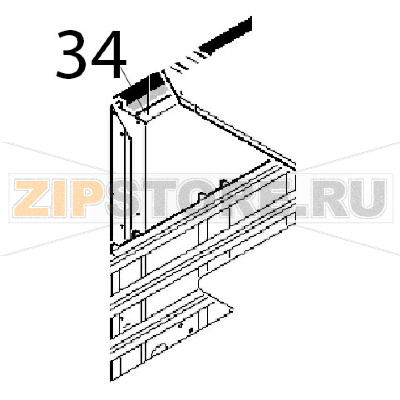 Fianco SX forno Angelo Po 1G1FA0G Fianco SX forno Angelo Po 1G1FA0GЗапчасть на деталировке под номером: 34