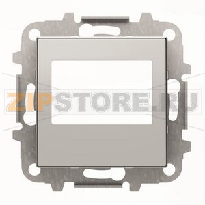 Накладка для цифрового FM-радио и/или механизма (блока) ДУ, серебристый алюминий ABB 2CLA856800A1301 