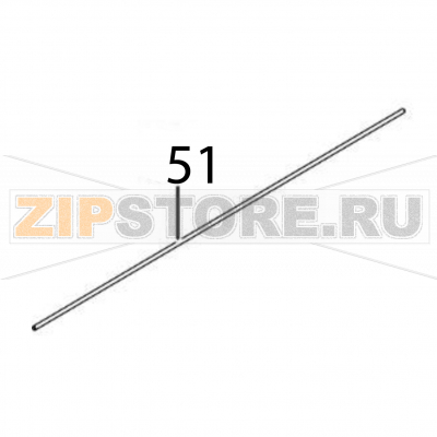 Hinge pin (sub cover) Sato CL6NX Plus Hinge pin (sub cover) Sato CL6NX PlusЗапчасть на деталировке под номером: 51Название запчасти на английском языке: Hinge pin (sub cover) Sato CL6NX Plus.