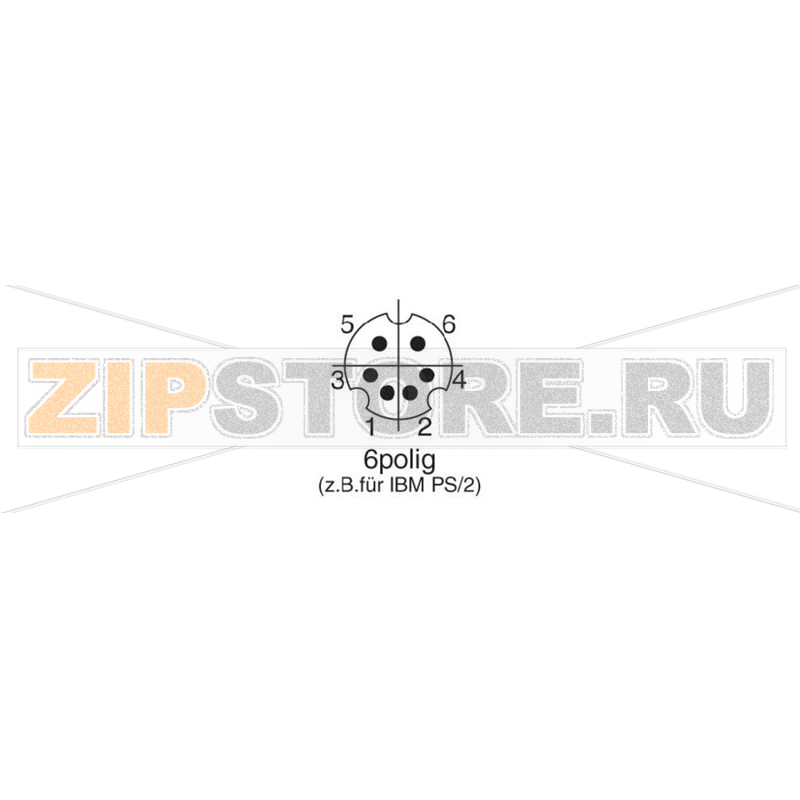 Разъем Mini-DIN, 6 контактов BKL Electronic 0204004 