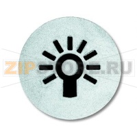 Самоклеющийся символ "Свет", прозрачный ABB 2CKA001714A0295