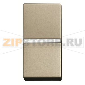 Механизм одноклавишной кнопки, одномодульный, шампань ABB 2CLA210470N1901 