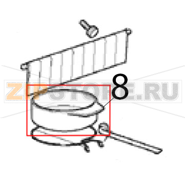 Plastic plug Scotsman AC 56 Plastic plug Scotsman AC 56Запчасть на деталировке под номером: 8