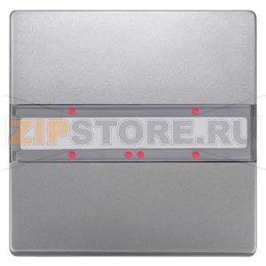 Одна пара клавиш, светодиод состояния, платиновый металлик Siemens 5WG1285-2DB43 