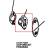 Ct Bt foot stop bracket Unox XB 893