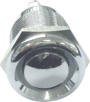 Кнопка антивандальная 250 В/AC, 2 A, 1 x выкл/вкл, без фиксации, 1 шт TRU Components PBS-28B-3