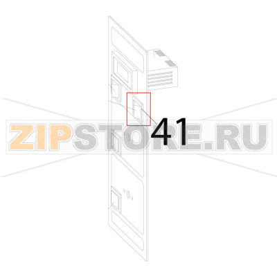 Interruttore luminoso arancio 0-1 Zanolli Citizen PW 9+9/MC Interruttore luminoso arancio 0-1 Zanolli Citizen PW 9+9/MCЗапчасть на деталировке под номером: 41
