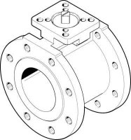 Кран шаровой Festo VZBC-100-FF-16-22-F0710-V4V4T