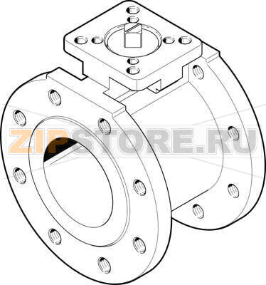 Кран шаровой Festo VZBC-100-FF-16-22-F0710-V4V4T 