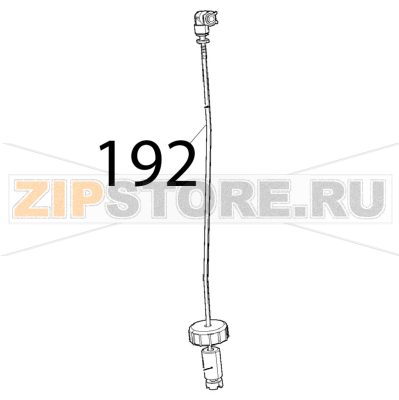 Tubo Ø: 6, lavaggio 2 m Unox XVC 1005EP Tubo Ø: 6, lavaggio 2 m Unox XVC 1005EPЗапчасть на деталировке под номером: 192