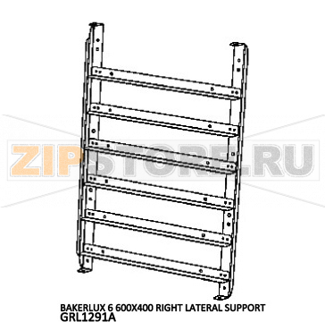 Bakerlux 6 600X400 right lateral support Unox XB 695 Bakerlux 6 600X400 right lateral support Unox XB 695Запчасть на деталировке под номером: 50Название запчасти на английском языке: Bakerlux 6 600X400 right lateral support Unox XB 695