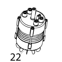 Ice-breaker motor with bearings Vema SG 2081
