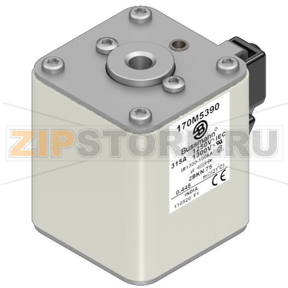 Предохранитель, 315 A, AC 1250 В, 100 кА, size 2, 61x75x77 мм, aR, IEC UL Eaton FUSE 315A 1250 