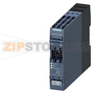 БАЗОВЫЙ МОДУЛЬ SIMOCODE PRO S PROFIBUS DP ИНТЕРФЕЙС 1,5 МБИТ/С, 4 ВХОДА / 2 ВЫХОДА СВОБОДНО ПАРАМЕТРИРУЕМЫЕ, US: AC/DC 110-240V, ТЕРМИСТОРНАЯ ЗАЩИТА ДВИГАТЕЛЯ, ВЫХОДЫ - РЕЛЕЙНЫЕ МОНОСТАБИЛЬНЫЕ, ВОЗМОЖНО ПОДКЛЮЧЕНИЕ УНИВЕРСАЛЬНОГО МОДУЛЯ РАСШИРЕНИЯ Siemens 