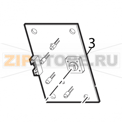 Console board Intermec PD42 Console board Intermec PD42Запчасть на деталировке под номером: 3Название запчасти на английском языке: Console board Intermec PD42.