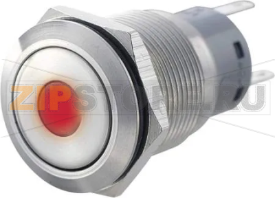 Кнопка антивандальная 250 В/AC, 5 А, 1 x вкл/вкл, с фиксацией, IP67, 1 шт TRU Components LAS1-AGQ11ZD 