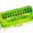 Клеммы шины с заземлением; для шин (10 x 3) мм; 12-пол.; 4 mm?; Push-in CAGE CLAMP®; 4,00 mm?; зеленые-желто Wago 812-100 - Клеммы шины с заземлением; для шин (10 x 3) мм; 12-пол.; 4 mm?; Push-in CAGE CLAMP®; 4,00 mm?; зеленые-желто Wago 812-100