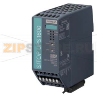 SITOP UPS1600 10A USB БЛОК БЕСПЕРЕБОЙНОГО ЭЛЕКТРОПИТАНИЯ С USB-ИНТЕРФЕЙСОМ ВХОД: DC 24 V ВЫХОД: DC 24 V/10 A Siemens 6EP4134-3AB00-1AY0