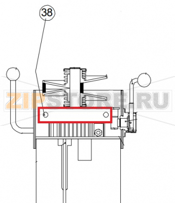 Drive bar for motor chair Sigma BM 20    Drive bar for motor chair&nbsp;BM 20Запчасть на сборочном чертеже под номером: 38Название запчасти Sigma на итальянском языке: Drive bar for motor chair BM 20