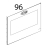 Vetro esterno ser. 757x555x4, chiaro TFL Unox XBC 404