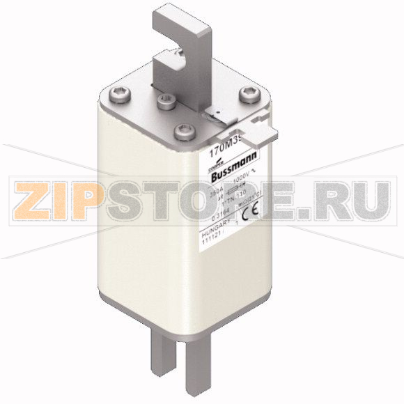 Предохранитель, 350 A, AC 1000 В, 150 кА, DIN 1, 43x61x138 мм, aR, DIN, IEC Eaton FUSE 350A 100 