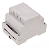 Корпус на DIN-рейку 70x89x65 мм, материал: ABS-V0, серый, 1 шт TRU Components TC-7910876