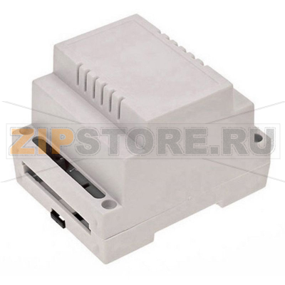 Корпус на DIN-рейку 70x89x65 мм, материал: ABS-V0, серый, 1 шт TRU Components TC-7910876 
