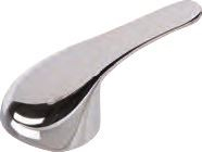 Short chrome-plated lever