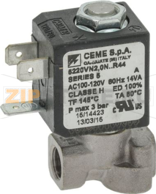ЭЛЕКТРОМАГ. КЛАПАН CEME 2 ХОДА Ø 1/8F120В 