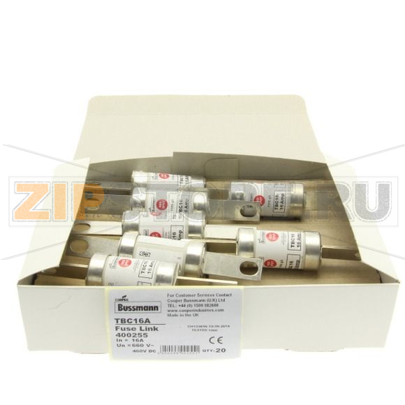 Предохранитель, 10 A, AC 660 В, DC 460 В, 80 кА, BS88, 27x129 мм, gL/gG, BS Eaton 10A 660V AC/4 