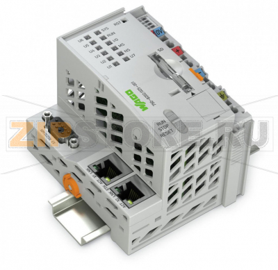 Контроллер PFC200; 2 x ETHERNET, RS-232/-485; Технология телеуправления; Внешняя температура; светло-серые Wago 750-8202/025-001 Note:For this item, a successor is available: 750-8212/025-001The PFC200 Controller is a compact PLC for the modular WAGO I/O System. Besides network and fieldbus interfaces, the controller supports all digital, analog and specialty modules found within the 750/753 Series. Two ETHERNET interfaces and an integrated switch enable line topology wiring. An integrated Webserver provides user configuration options, while displaying PFC200 status information.Besides the processing industry and building automation, typical applications for the PFC200 include standard machinery and equipment control (e.g., packaging, bottling and manufacturing systems, as well as textile, metal and wood processing machines).Programming per IEC 61131-3Programmable via WAGO-I/O-PRO V2.3Direct connection of WAGO I/O modules2 x ETHERNET (configurable), RS-232/485 Linux operating system with RT?Preempt patch Configuration via CODESYS or Web-Based Management interface Maintenance-free...