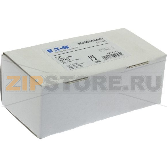 Предохранитель, 6 A, AC 440 В, 80 кА, BS88/F3, 27x80 мм, gL/gG, BS Eaton 6A 440V ac OFFSET BLADE 