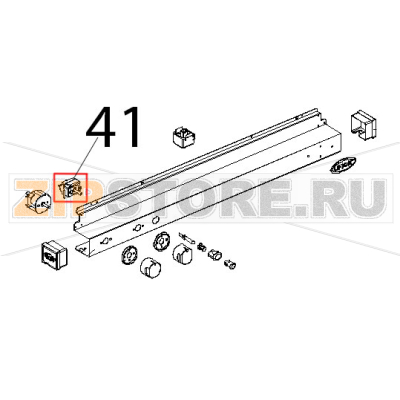 Termostato 50-295 °C, 55.19052.861 Unox XF 183 Termostato 50-295 °C, 55.19052.861 Unox XF 183Запчасть на деталировке под номером: 41