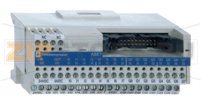 Модуль ввода/вывода с клемнным блоком 0-24 В, 8 каналов Schneider Electric ABE7H16CM21 