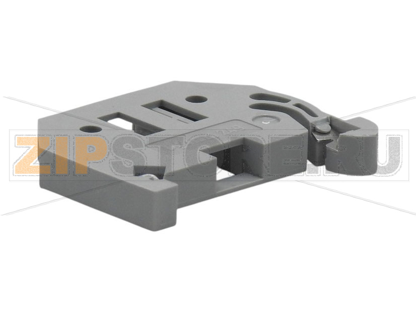 Безвинтовой оконечный стопор; шириной 6 мм; для DIN-рейки 35 x 15 и 35 x 7,5; серые Wago 249-116 