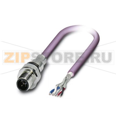 Встраиваемый разъем (вилка) шинной системы Phoenix Contact SACCEC-M12MS-5CON-M16/ 5,0-920 DeviceNet/CANopen, 5-полюсный, M12, экранированный, с механическим ключом А-типа, монтаж с передней части стенки / резьбовое крепление с M16, позиционируемый, с кабелем шины длиной 5 м, 2 x 0,2 мм² 2 x 0,32 мм².Минимальный заказ: 1 шт.Упаковка: 1 шт.